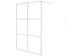 Vidaxl Schermo Doccia Per Cabina Doccia Silver 140X195 Cm Esg Vetro Chiaro