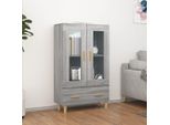 Vidaxl Credenza Grigio Sonoma 70X31X115 Cm Materiale A Base Di Legno