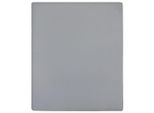 Vidaxl Lenzuolo Matrimoniale 2 Pz. Jersey Grigio 140X200 Cm Cotone