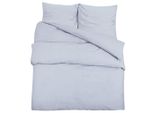 Vidaxl Set Di Biancheria Da Letto Grigio 200X200 Cm Microfibra Leggera