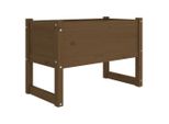 Vidaxl Fioriera Marrone Miele 78X40X52 Cm In Legno Di Pino Massiccio