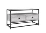 Mobile Tv Grigio Sonoma 80X35X45 Cm Materiale A Base Di Legno