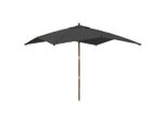 Vidaxl Ombrellone Con Palo In Legno Antracite 300X300X273 Cm