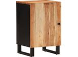 Vidaxl Mobile Da Bagno 38X33X58 Cm In Legno Massiccio Di Acacia
