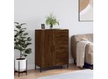 Vidaxl Credenza Marrone Effetto Rovere 69,5X34X90 Cm Materiale A Base Di Legno