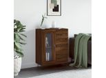 Vidaxl Credenza Marrone Effetto Rovere 69,5X34X90 Cm Materiale A Base Di Legno