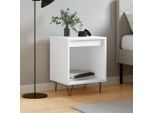 Vidaxl Comodino Bianco 40X35X50 Cm Materiale A Base Di Legno