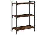 Libreria 3 Ripiani Rovere Fumé 60X30X86 Cm Materiale Legno