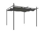 Vidaxl Pergola Con Tetto Scorrevole Antracite 295X292X230 Cm