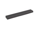 Vidaxl Mensola A Muro Marrone Scuro 60X10X4 Cm In Legno Massiccio Di Rovere Trattato
