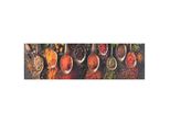 Vidaxl Tappeto Da Cucina Lavabile Cucchiaio E Spezie 45X150 Cm Velluto