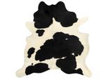 Tappeto In Vera Pelle Bovina Bianca E Nera 180X220 Cm