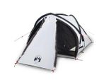 Vidaxl Tenda Da Campeggio A Cupola 2 Persone Bianco Scuro Impermeabile