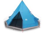 Vidaxl Tenda Da Campeggio Tipi 4 Persone Blu Impermeabile