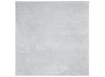 Tappeto Huarte A Pelo Corto Morbido E Lavabile Grigio 240X240 Cm