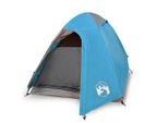 Vidaxl Tenda Da Campeggio A Cupola 2 Persone Blu Impermeabile