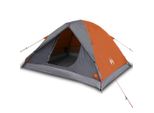 Vidaxl Tenda Da Campeggio A Cupola 3 Persone Arancione Impermeabile