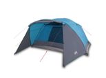 Vidaxl Tenda Da Campeggio Con Tenda 4 Persone Blu Impermeabile