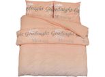 Vidaxl Set Di Biancheria Da Letto Rosa 240X220 Cm In Cotone