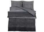 Vidaxl Set Di Biancheria Da Letto Grigio Scuro 220X240 Cm Cotone