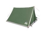Vidaxl Tenda Da Campeggio 2 Persone Verde Impermeabile