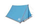Vidaxl Tenda Da Campeggio 2 Persone Blu Impermeabile