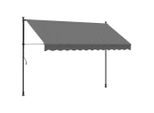 Vidaxl Tenda Retrattile Antracite 300X150 Cm In Tessuto E Acciaio
