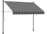 Vidaxl Tenda Retrattile Antracite 250X150 Cm In Tessuto E Acciaio