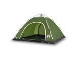 Vidaxl Tenda Da Campeggio 5 Persone Verde Sgancio Rapido
