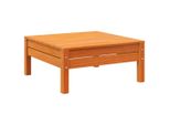 Vidaxl Sgabello Da Giardino Marrone Cera In Legno Di Pino Massiccio