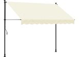 Vidaxl Tenda Da Sole Retrattile Crema 250X150 Cm In Tessuto E Acciaio