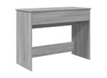 Comodino Con Specchio Grigio Sonoma 100X45X76 Cm