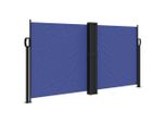 Vidaxl Tenda Laterale Estensibile Blu 120X600 Cm