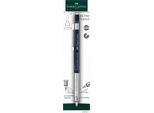 Faber-Castell 135342 - Matita Meccanica Tk-Fine Vario L 0,35 Mm, Indaco, Mina Con Meccanismo Morbido/Duro