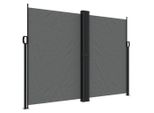 Vidaxl Tenda Laterale Estensibile Antracite 180X600 Cm