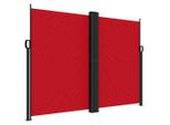 Vidaxl Tenda Laterale Estensibile Rossa 180X600 Cm