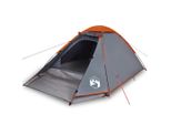 Vidaxl Tenda Da Campeggio A Cupola 2 Persone Grigio E Arancione Impermeabile