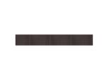 Vidaxl Tappeto Rettangolare Marrone Scuro 70X500 Cm Bamboo
