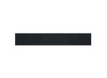 Vidaxl Tappeto Rettangolare Nero 80X1000 Cm Bamboo
