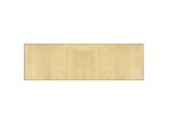 Tappeto Rettangolare Naturale Chiaro 60X200 Cm In Bambù