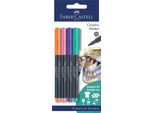 Faber-Castell 160704 Pennarello Creativo FABER-CASTELL, 4Er Blister
