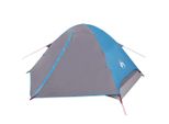 Vidaxl Tenda Da Campeggio A Cupola 2 Persone Blu Impermeabile