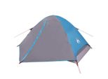 Vidaxl Tenda Da Campeggio A Cupola 4 Persone Blu Impermeabile