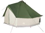 Vidaxl Tenda Familiare Tipi 12 Persone Verde Impermeabile