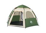 Vidaxl Tenda Da Campeggio 4 Persone Verde Sgancio Rapido