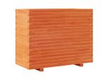 Vidaxl Fioriera Marrone Cera 90X40X72 Cm In Legno Di Pino Massiccio
