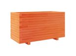 Vidaxl Fioriera Marrone Cera 90X40X49,5 Cm In Legno Di Pino Massiccio