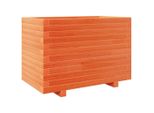 Vidaxl Fioriera Marrone Cera 70X40X49,5 Cm In Legno Di Pino Massiccio