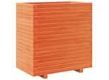 Vidaxl Fioriera Marrone Cera 70X40X72,5 Cm In Legno Di Pino Massiccio