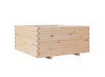Vidaxl Fioriera 100X100X49,5 Cm In Legno Di Pino Massiccio